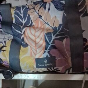 Vera Bradley Blue and Purple Floral Travel Bag
